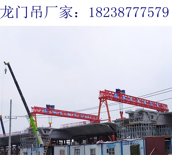 甘肃陇南龙门吊租赁公司160t龙门吊积极引进高新技术