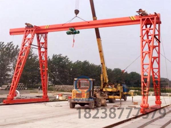 龙门吊按主梁结构划分为单主梁和双主梁