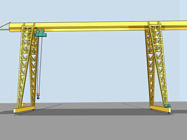 广西南宁龙门吊厂家60吨轨道龙门吊结构