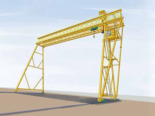 山西大同龙门吊厂家5t花架式单梁龙门吊价格