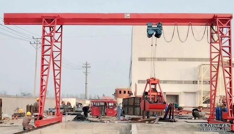 河南濮阳龙门吊公司现场测量场地